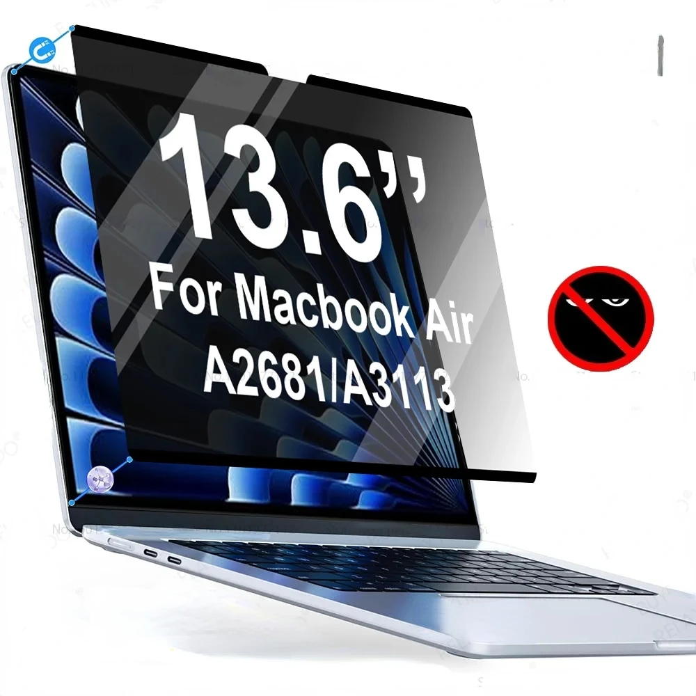 Privacy Filter 2Pack - Protector de pantalla magnético antimirones para