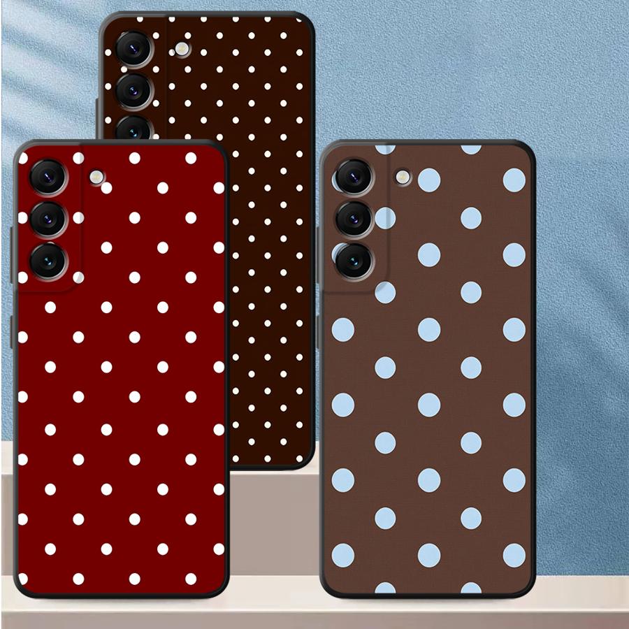 Samsung Galaxy A55 - Funda Retro con Puntos para Samsung