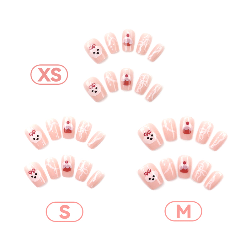30 Uñas Postizas Cortas Cuadra - Full Cover Adhesive reseña y precio