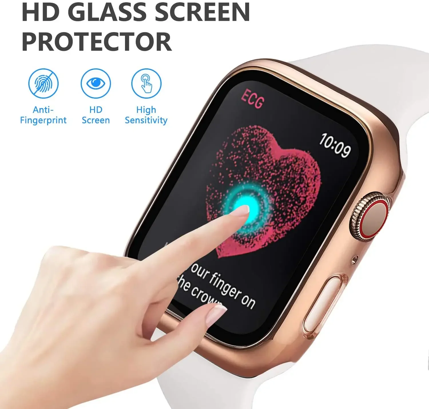 Vidrio templado + cubierta par - Smartwatch Screen Film reseña y precio