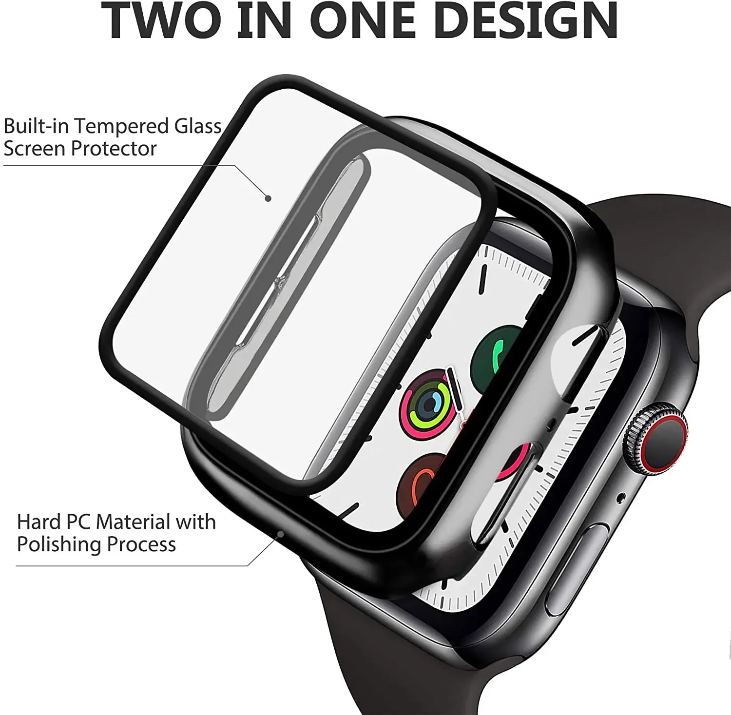 Vidrio templado + cubierta par - Smartwatch Screen Film reseña y precio